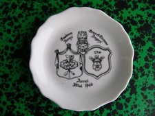 1966 Vide poche cendrier porcelaine d' Arras Caudron Gras Etienne Angers Limoges