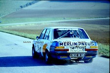 Diapo Rallye JEANNE D'ARC 1983 - BMW 528 i - Pilote G. ROSSI -