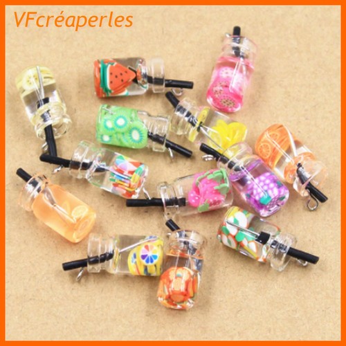 Pendentifs verre cocktail - x, 2