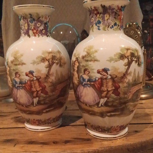 Paire vases chinois - de,