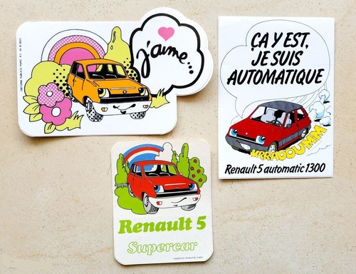 Renault lot autocollants - renault,