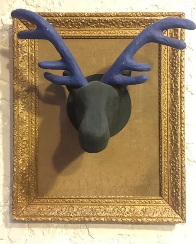 Deer head cabinet of - cabinet,