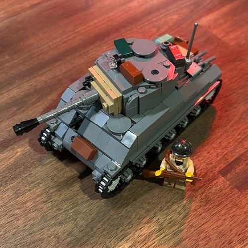 Lego tank ww2 sherman - lego,