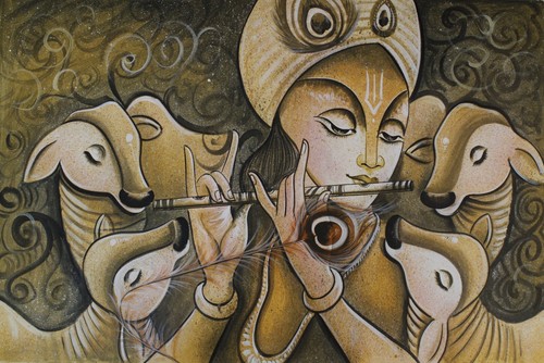 Fait main krishna - à,