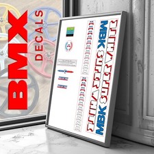 Stickers repro BMX Vintage