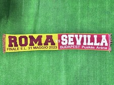 ÉCHARPE BUFANDA OFFIZIELL AS ROME SÉVILLE ULTRAS ECHARPE SCHAL MATCH PORTÉS