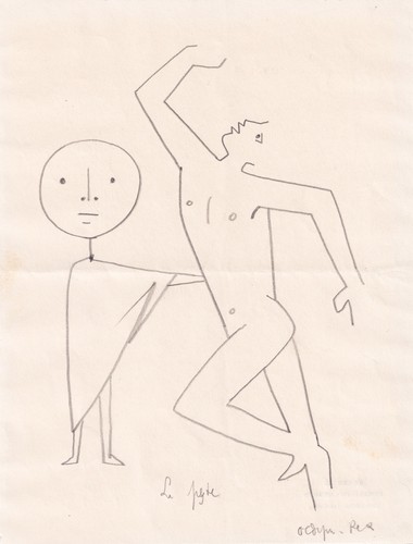 Jean cocteau dessin original - -,