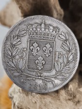  Louis XVIII  5 Francs 1816 L Bayonne   Argent   25 Gr       37 mm