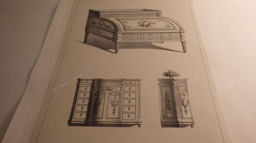 1860 secretaire cylindre - 1860.secretaire,