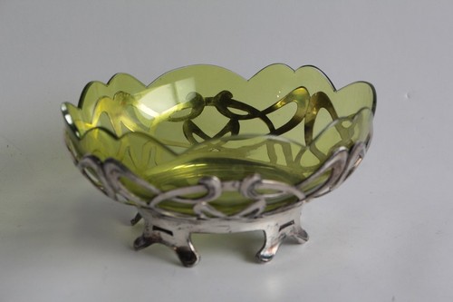 Coupe cristal vert - , métal