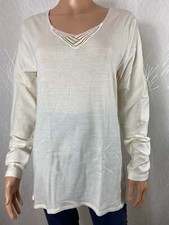 Maillot de corps femme chaud avec laine manches longues dentelle  - 44 Beige