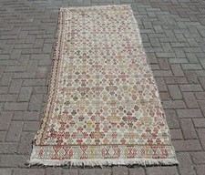 Tapis Kilim Runner, tapis Kilim d'entrée, tapis de course, 35" x 93", tapis b...