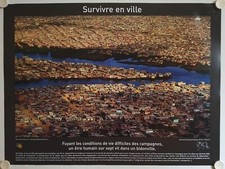 Affiche ARTHUS-BERTRAND Photo SURVIVRE EN VILLE Développement Durable