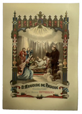 Image pieuse reliquaire XIXe