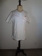 40 42 BLOUSE POCHES TABLIER CUISINE, ECOLE, COURS, PEINTURE, CHIMIE OU AUTRES