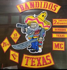 Bandidos  Texas MC  Iron On