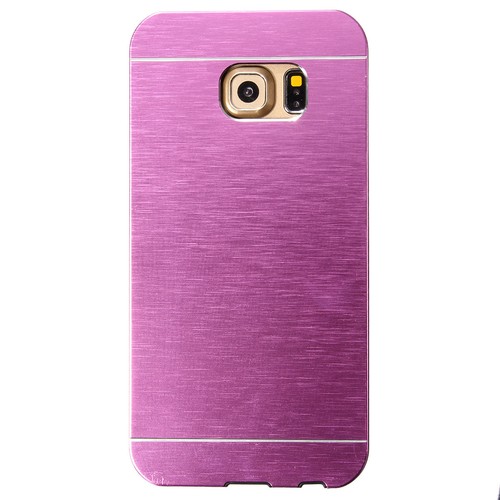 Coque rose alu contour noir - contour,