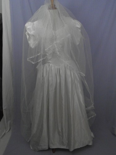 Robe mariée satin blanc - satin,