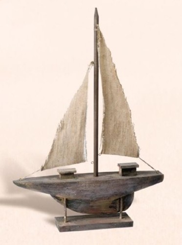 Wooden model sailboat - model,