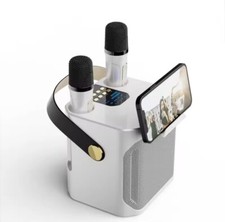 Enceinte Karaoké Bluetooth Vikefon avec 2 micros sans fil 100W Portable 🎶