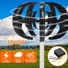 800W 12V 24V Vertical Lanterne Générateur de Vent Turbine Contrôleur éolienne