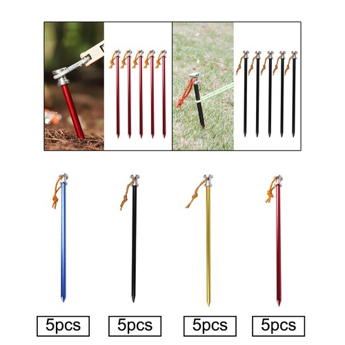 Lot piquets tente - de, à