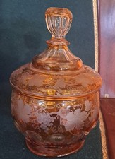 Sucrier En Cristal De Bohème