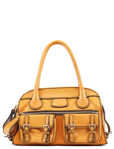 Tan leather edith tote bag - leather,