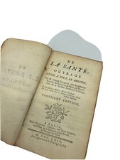 Livre « De La Santé » Ouvrage Utile A Tout Le Monde 1764