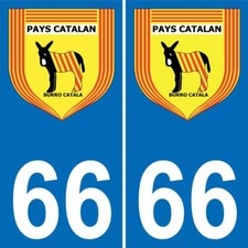 66 Blason Pays Catalan sticker