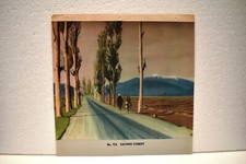 Vintage Lithographie Imprimé Paysage Kashmir Calendrier Art Peinture Rare "