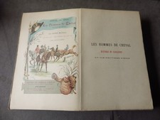 Baron de VAUX.- Les Hommes de CHEVAL 160 portraits EQUITATION  1888