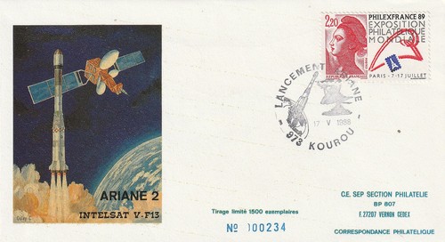 Lancement ariane 1988 - lancement,