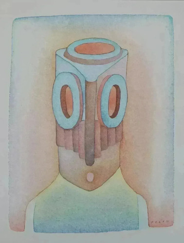 Jean michel folon visage - jean-michel,