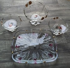 Service Plat Et Coupe En Cristal