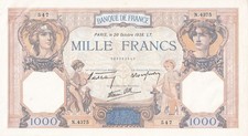 1000 Francs Cérès et Mercure