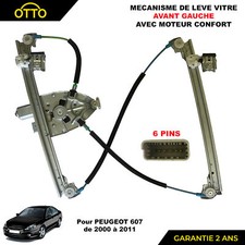 Leve Vitre Avant Gauche Avec Moteur Confort pour PEUGEOT 607