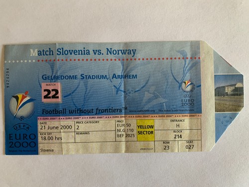 Ticket match euro - -, 21