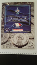 ALBUM COLLECTOR PROMO 18 MEDAILLES CONTINENT EQUIPE DE FRANCE 1999 - ZIDANE neuf