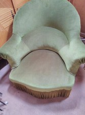 Fauteuil crapaud tapissier