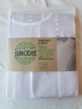 Parure lilas housse couette 140x200 cm et 1 taie d'oreiller marque Sincère