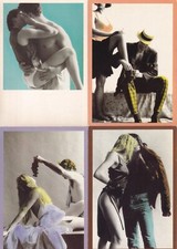 Lot de 4 cartes postales