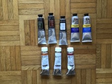 Lot 8 tubes peinture acrylique