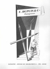 AD PUBLICITE PARFUM PERFUME COTY PHOTOGRAVURE F DUPUIS ET COMPAGNIE