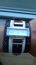 Guess Cuir Noir Et Blanc G13