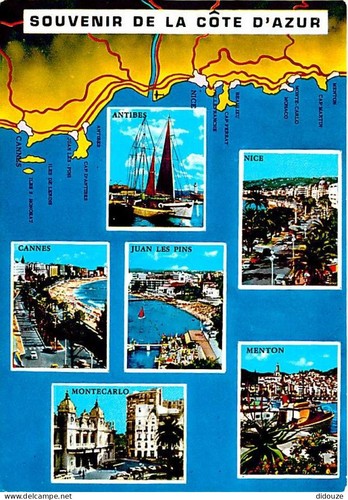 Carte postale alpes - postale,