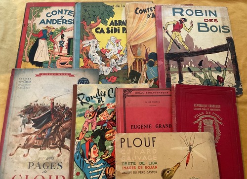 Lot livres anciens - anciens, enfantina