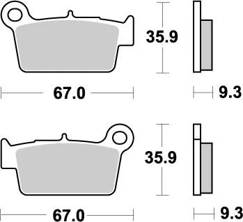 Plaquettes frein nitro - frein,