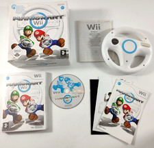 Jeu Wii VF  Mario Kart en boite  avec 1 Volant   Envoi rapide et suivi