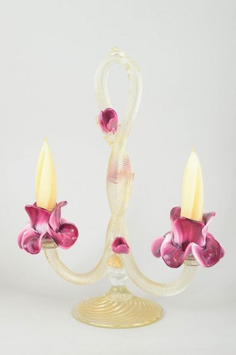Murano italy grand bougeoir - murano,,